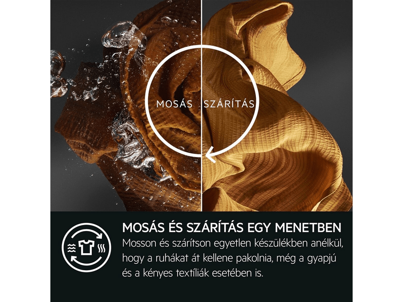 AEG ProSteam® 7000 UniversalDose LWR73064OE Mosó-szárító gép