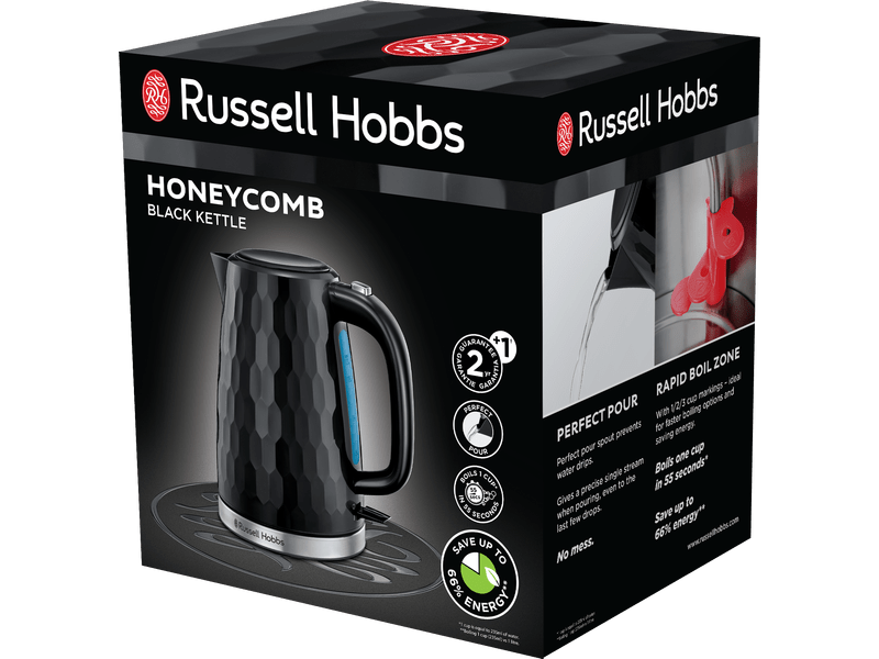 Russell Hobbs 26051-70 Honeycomb vízforraló, fekete