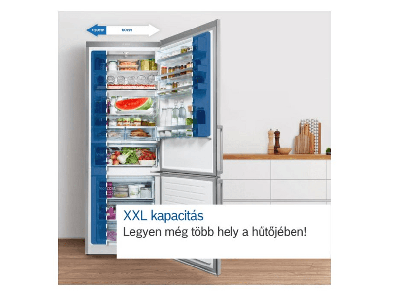Bosch KFN96APEA Többajtós alulfagyasztós hűtőszekrény