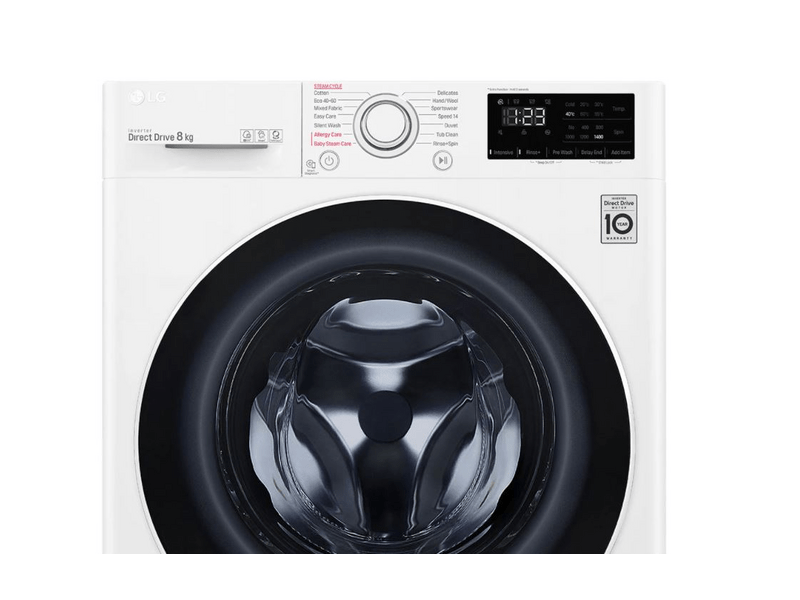 LG F4WV328S0U Elöltöltős Gőzmosógép