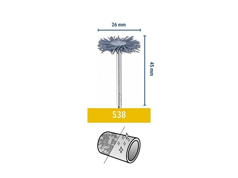 Dremel 26150538JA Visokoučinkovita četka za brušenje