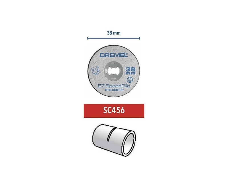 Dremel 2615S456JC EZ SpeedClic: Diskovi za rezanje metala, 5 kom.