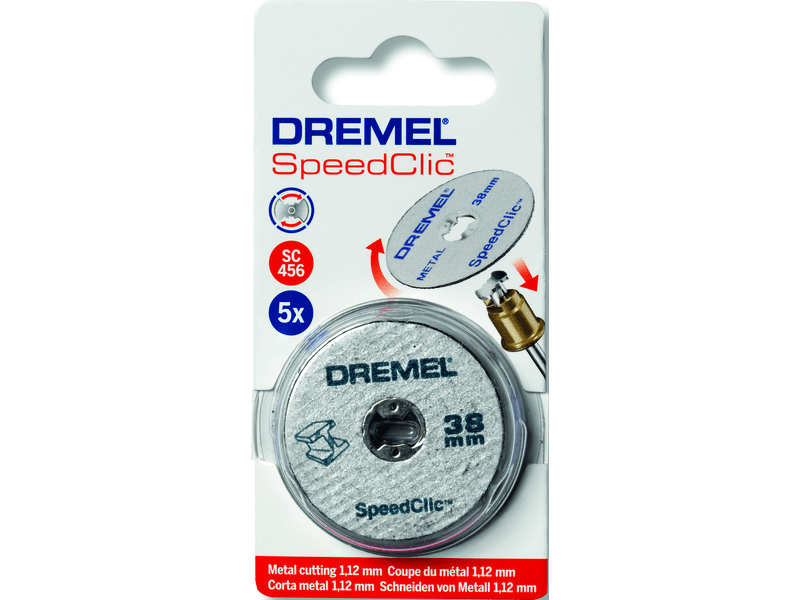 Dremel 2615S456JD EZ SpeedClic: Diskovi za rezanje metala, 12 kom