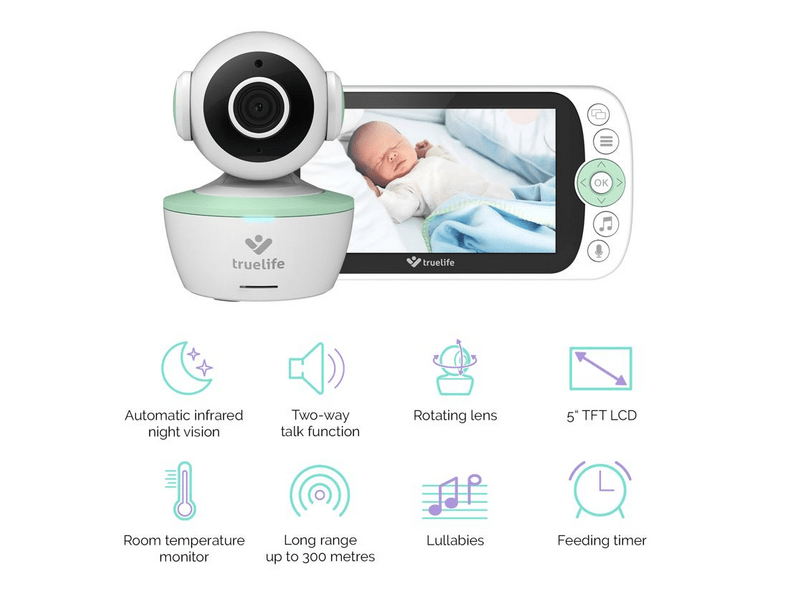 Truelife TLNCR360 Digitális forgó, videós babaőr