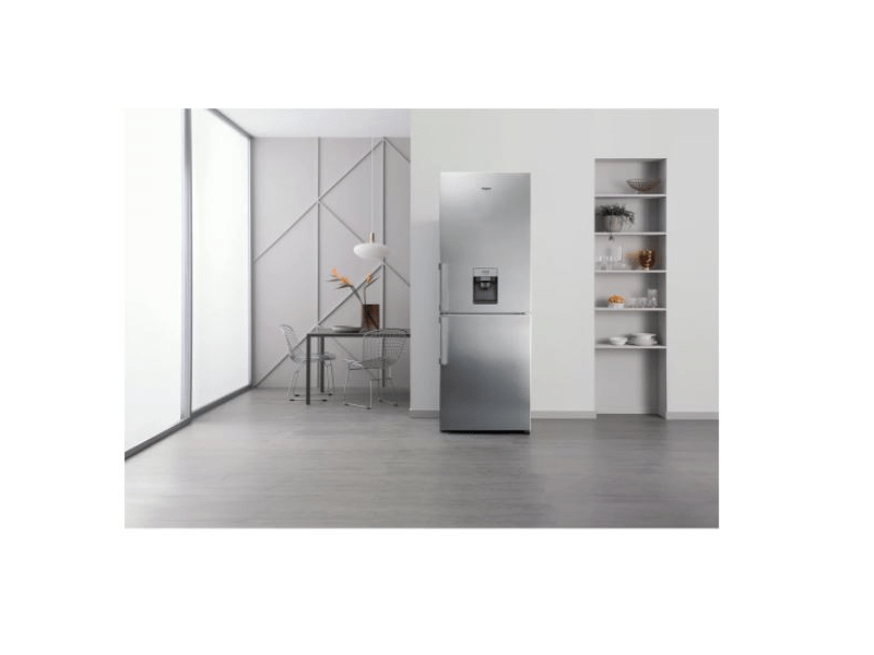 Whirlpool WB70I952X AQUA Szabadonálló Alulfagyasztós Hűtő – Fagyasztó Vízadagolóval