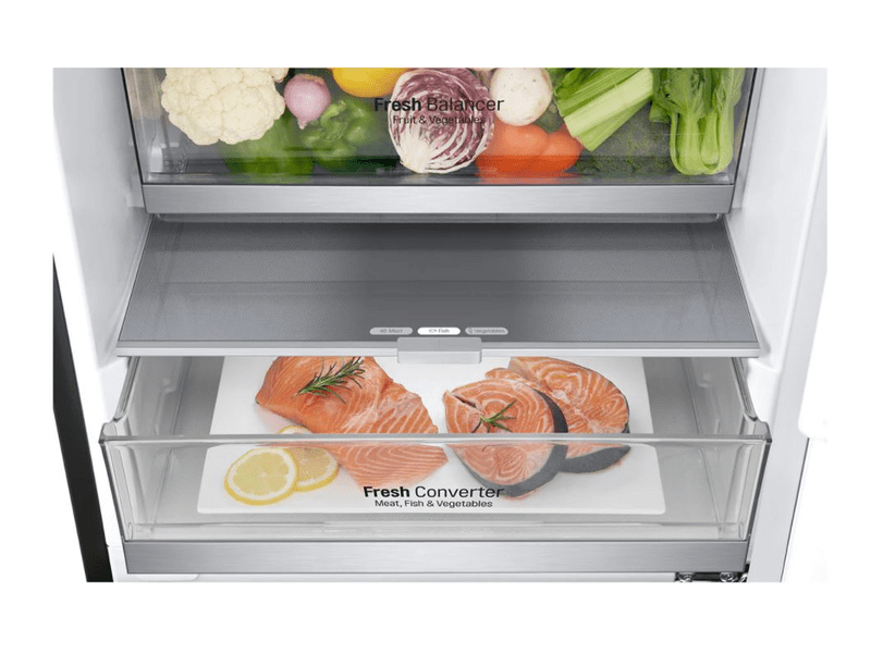 LG GBB92MCACP Alulfagyasztós Kombinált Hűtőszekrény