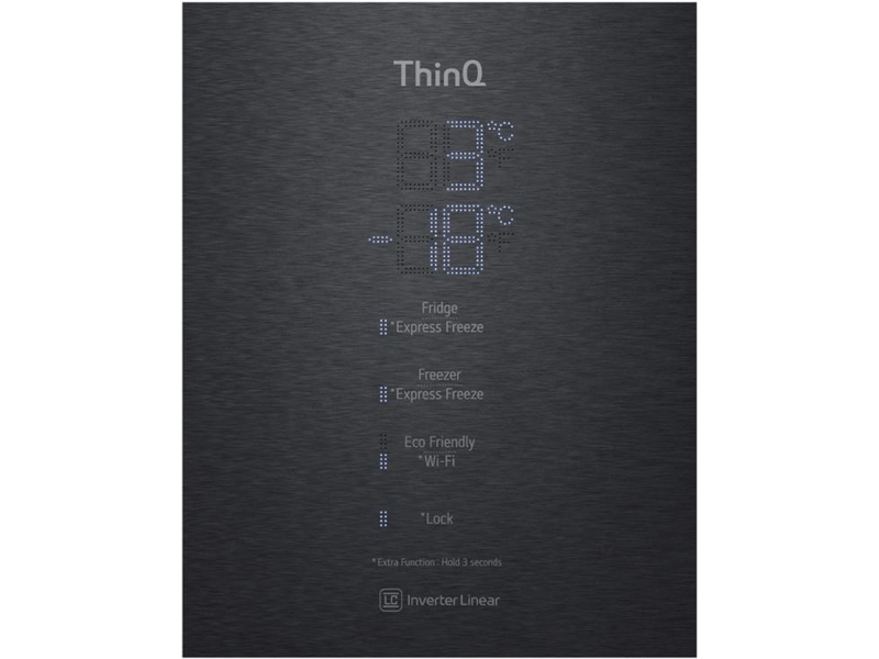 LG GBB92MCACP Alulfagyasztós Kombinált Hűtőszekrény