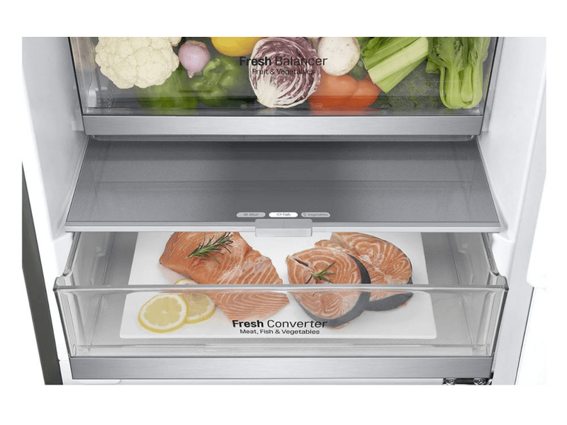 LG GBF71PZDMN Alulfagyasztós Kombinált Hűtőszekrény