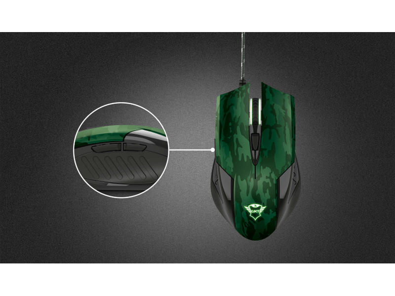 Trust GXT781 vezetékes gamer egér+egérpad