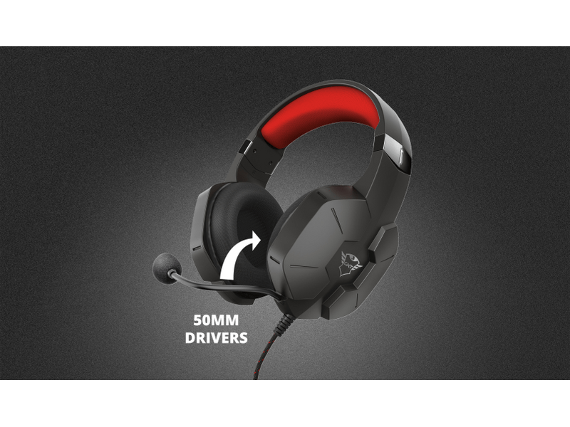 TRUST GXT 323 Carus gamer fejhallgató mikrofonnal