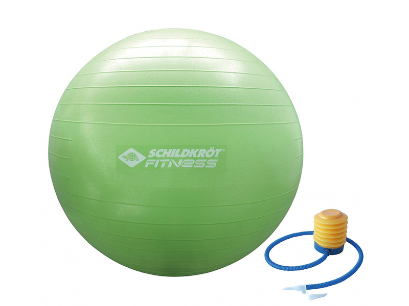Schildkröt gimnasztika labda pumpával, 55 cm, zöld (39156)