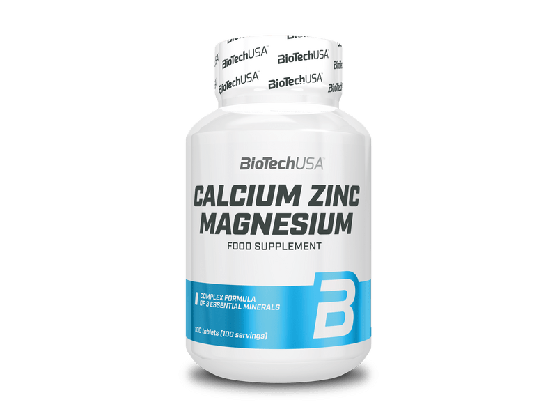BioTechUSA Calcium Zinc Magnesium tabletta, 100 db