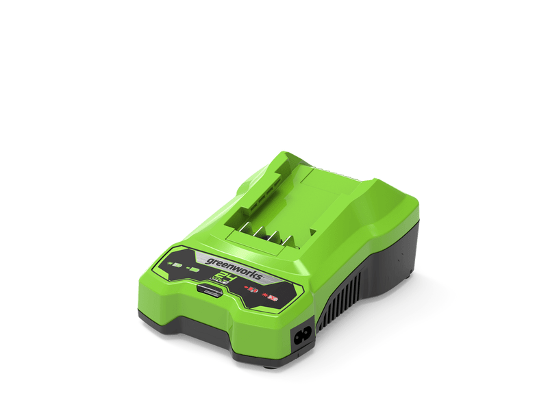 Greenworks G24C 24V-os 2Ah Gyorstöltő