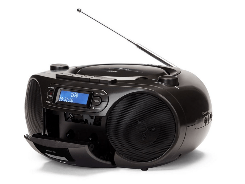Aiwa BBTC-660DAB/BK Hordozható Boombox,