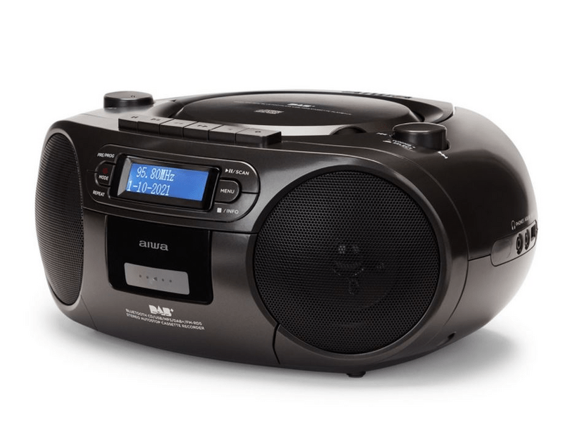 Aiwa BBTC-660DAB/BK Hordozható Boombox,
