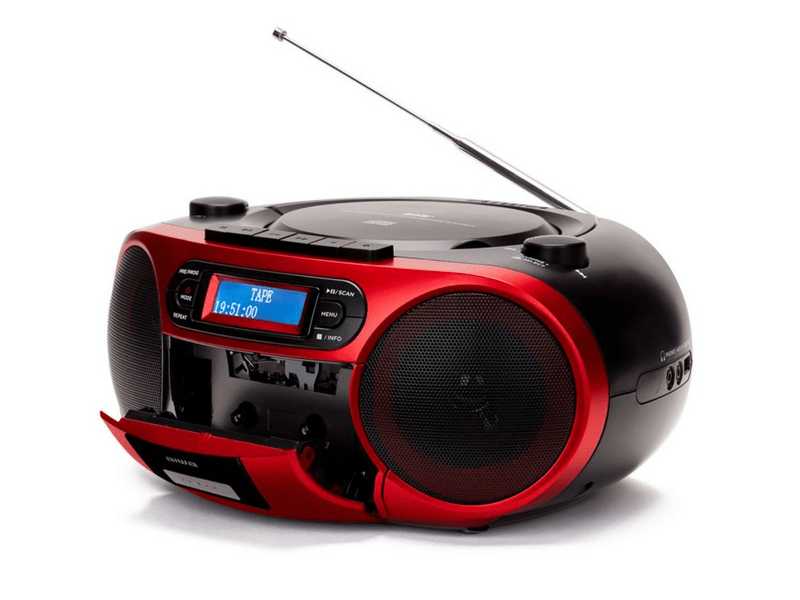 Aiwa BBTC-660DAB/RD Hordozható Boombox,