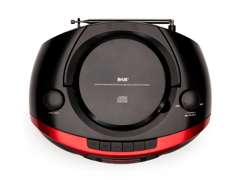 Aiwa BBTC-660DAB/RD Hordozható Boombox,