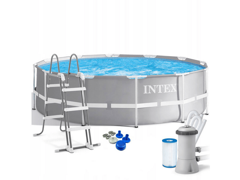 Intex MetalPrism Merevfalú medence, 366 x 99 cm (26716NP)