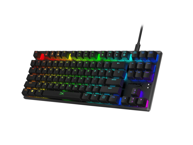 HYPERX 4P5P3AA QWERTY Mechanikus Gamerbillentyűzet, RGB