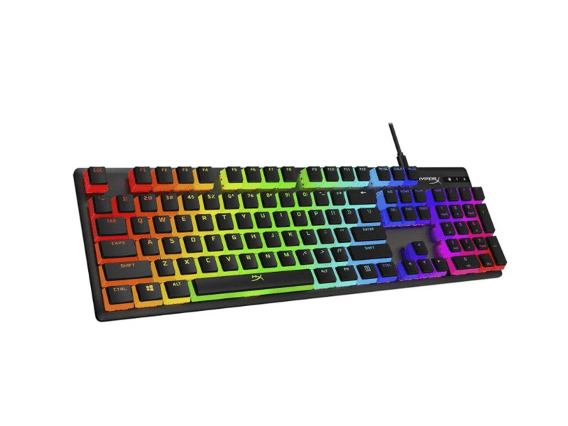 HYPERX Pudding Keycaps Teljes Billentyűkészlet, Fekete, US