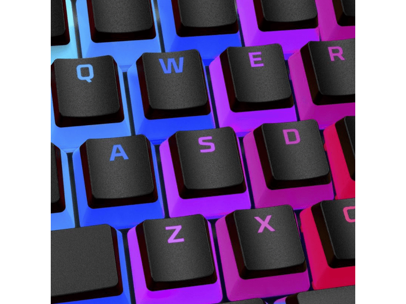 HYPERX Pudding Keycaps Teljes Billentyűkészlet, Fekete, US