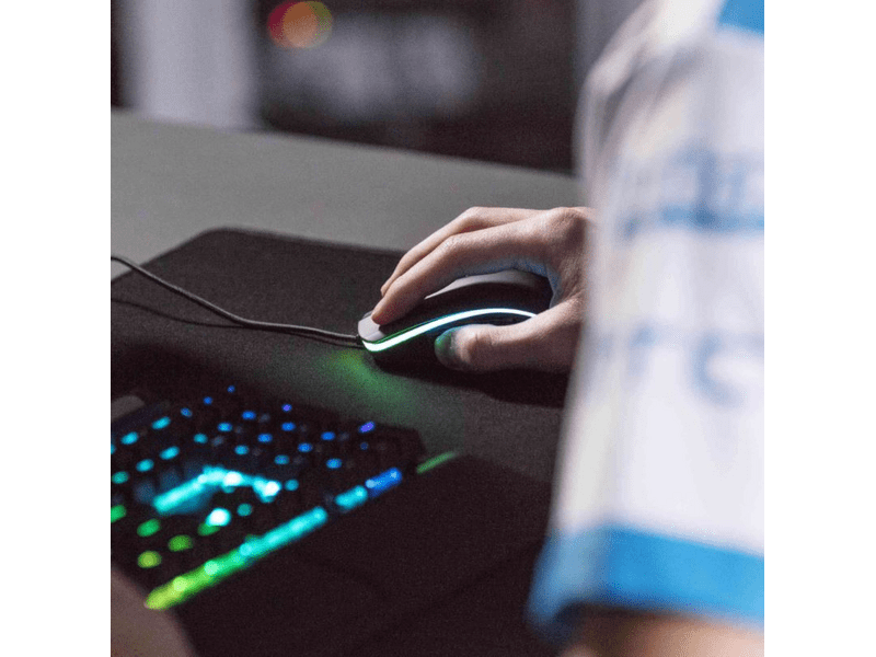 HYPERX Pulsefire Surge Gamer Egér, Fekete, RGB