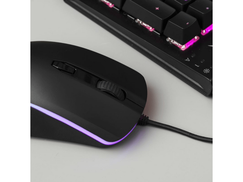 HYPERX Pulsefire Surge Gamer Egér, Fekete, RGB