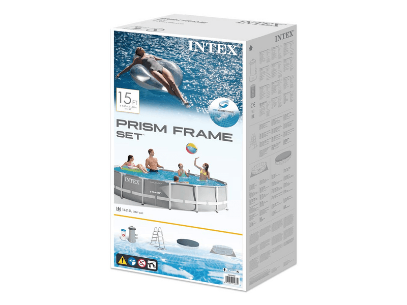 Intex Prism Frame Fémvázas medence, 457 x 107 cm (26724NP)