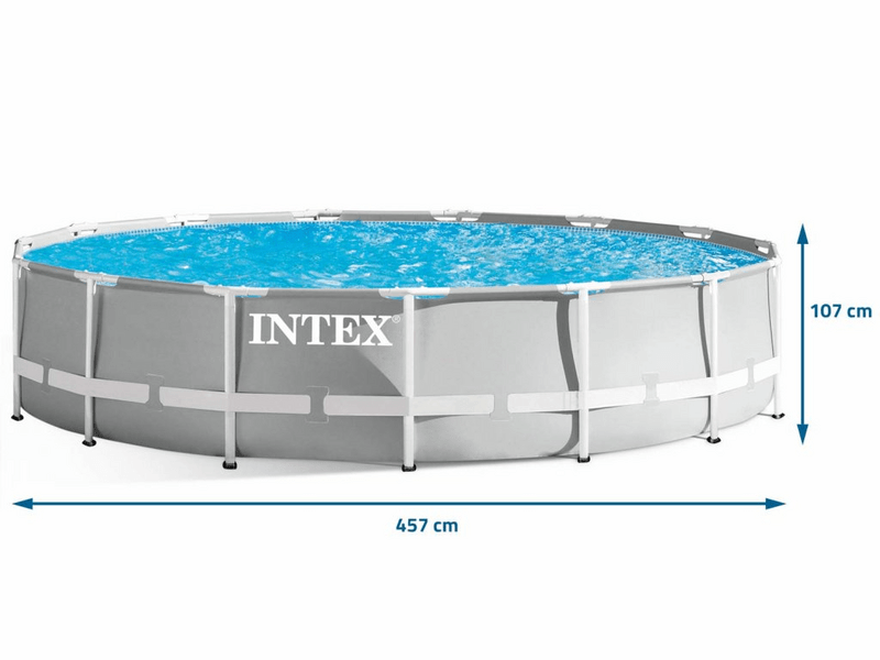 Intex Prism Frame Fémvázas medence, 457 x 107 cm (26724NP)
