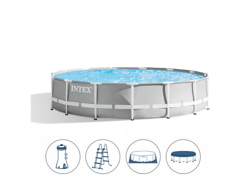 Intex Prism Frame Fémvázas medence, 457 x 107 cm (26724NP)