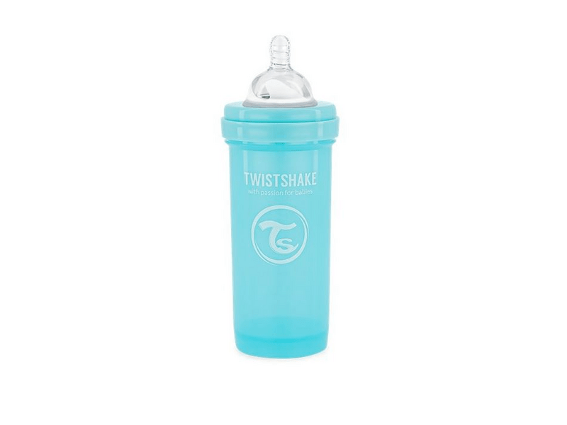 Twistshake TWS78256 Kólika elleni cumisüveg, 260 ml, Kék