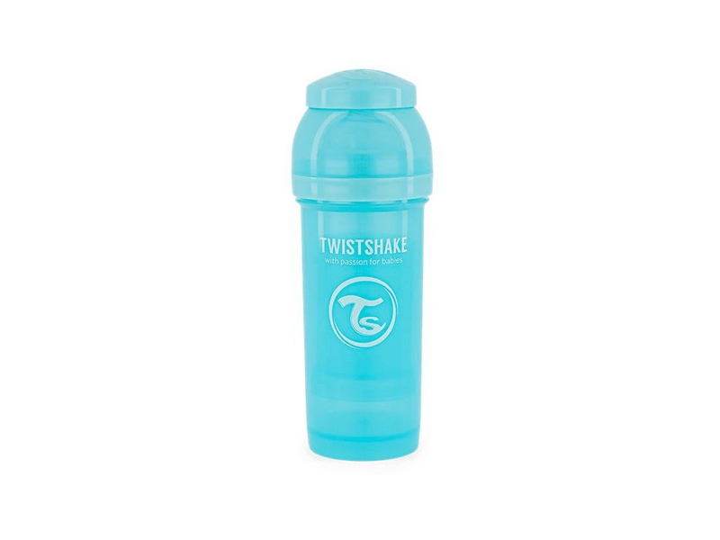 Twistshake TWS78256 Kólika elleni cumisüveg, 260 ml, Kék