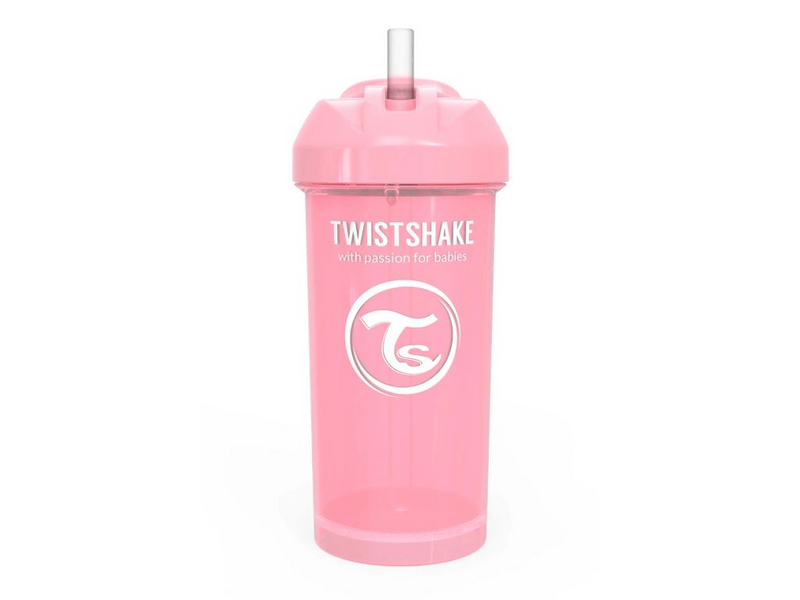 Twistshake TWS78588 Szívószálas Itató, Rózsaszín