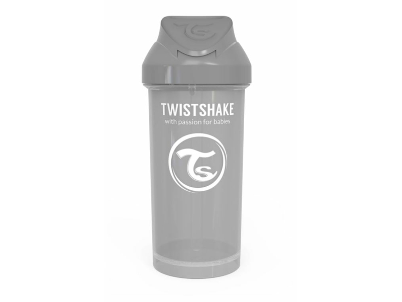 Twistshake szívósz. it. 360ml 6+m szürke