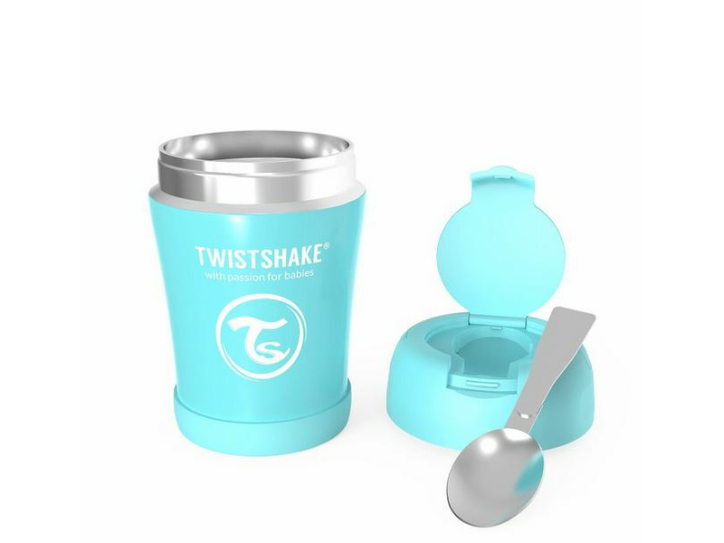 Twistshake hőtartós ételtároló 350ml kék