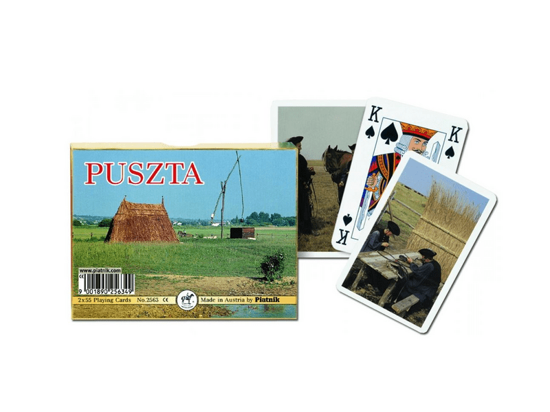 Piatnik Puszta Souvenir Römi Kártya, 2x 55 lap