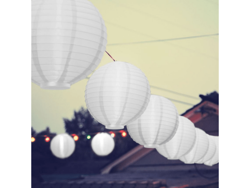 Family 11399WH Lampion, LED, 20 cm,