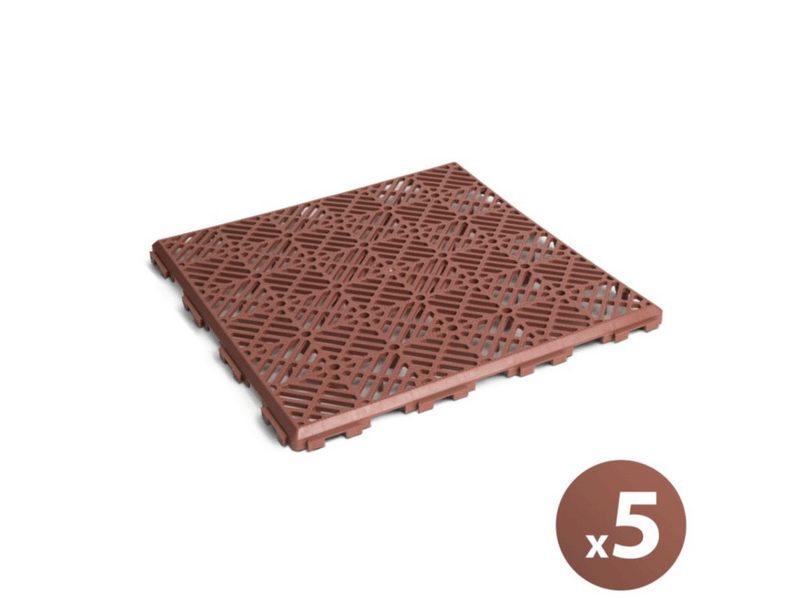 Garden of Eden 11531 Kerti műanyag járólap, Terrakotta