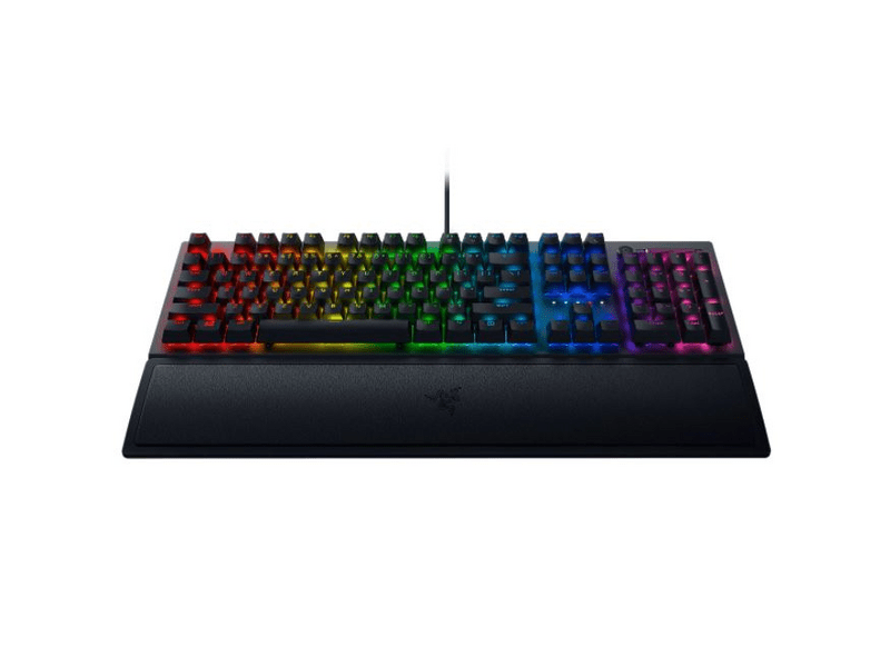 Razer BlackWidow V3 Green Switch RGB Gamer Billentyűzet, US (RZ03-0354010)