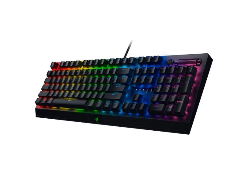 Razer BlackWidow V3 Green Switch RGB Gamer Billentyűzet, US (RZ03-0354010)