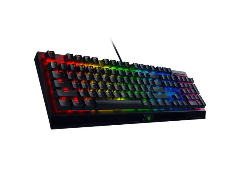 Razer BlackWidow V3 Green Switch RGB Gamer Billentyűzet, US (RZ03-0354010)
