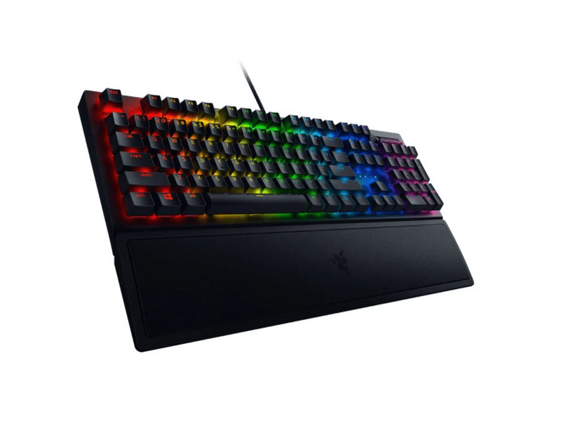 Razer BlackWidow V3 Green Switch RGB Gamer Billentyűzet, US (RZ03-0354010)