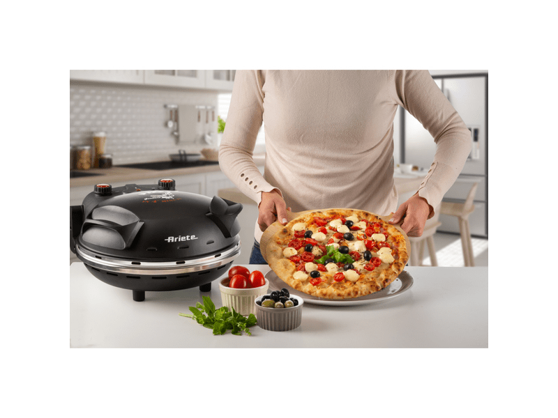 Ariete 917.BK DaGennaro Pizzasütő, Fekete