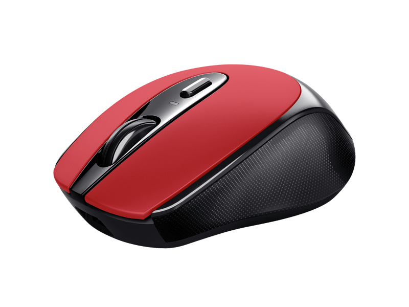 Trust Zaya 24019 Vezeték nélküli tölthető egér, piros