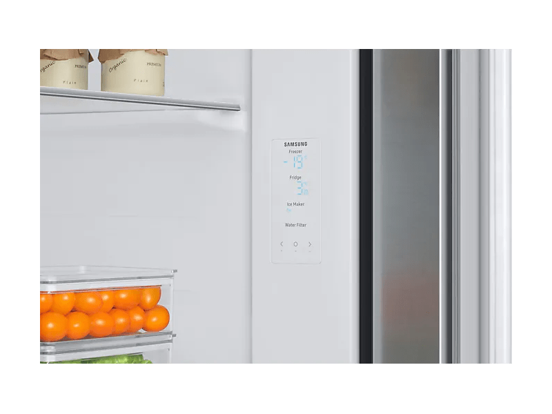 Samsung RH68B8840B1/EF Side-by-Side hűtőszekrény, Fekete