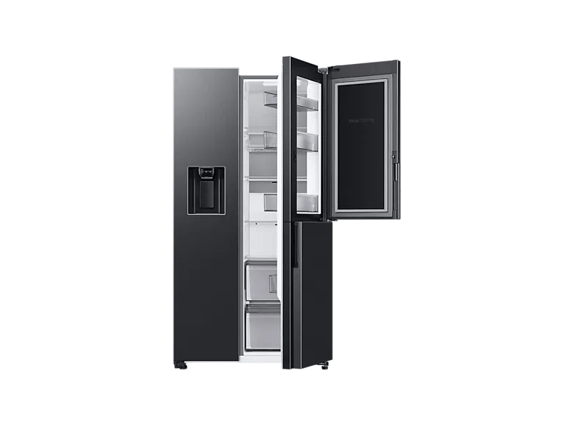 Samsung RH68B8840B1/EF Side-by-Side hűtőszekrény, Fekete