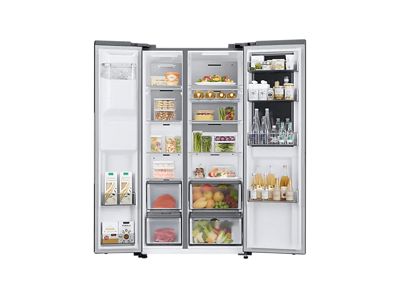 Samsung RH68B8840B1/EF Side-by-Side hűtőszekrény, Fekete