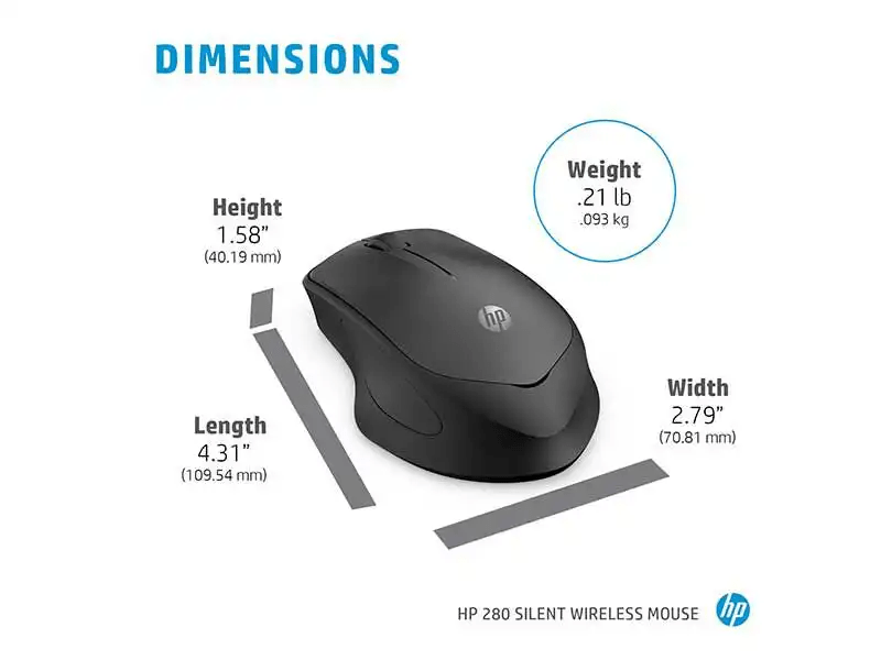 HP 19U64AA 280 vezeték nélküli egér