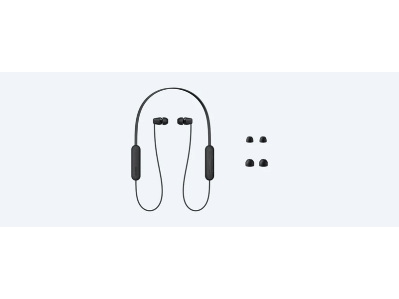 Sony WIC100B.CE7 bežične Bluetooth slušalice, crne