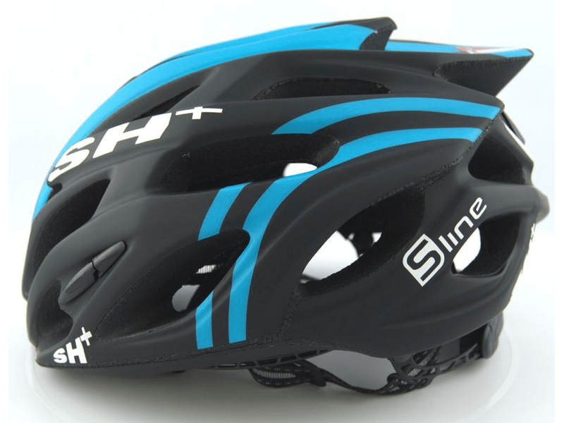 SH+ SHABLI S-line 55/60 S/L Bukósisak, matt fekete/kék